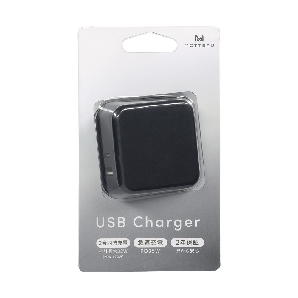 ACŴ PD35W USB-C 1ݡUSB-A 1ݡ ޤꤿ߼ץ饰 ® PSEŬ iPhone Air 17 17Pro 16 15 7 2ǯݾ(MOT-ACPD35WU1)