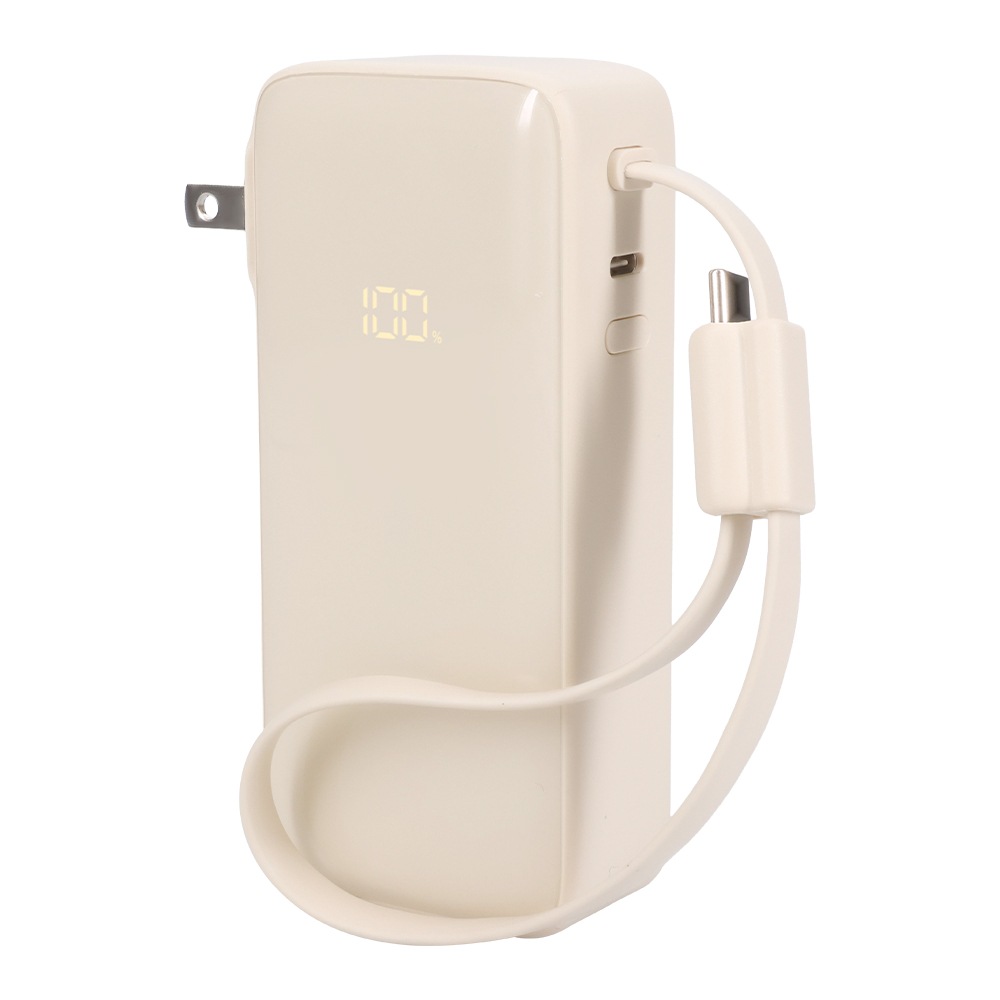 ���󥻥�Ȱ��η� ��Х���Хåƥ꡼ 10000mAh PD30W������ 3in1 ����ɽ���ǥ����ץ쥤 PSEŬ������ ��3�� 2ǯ�ݾ�(MOT-MBAC10002-EC)