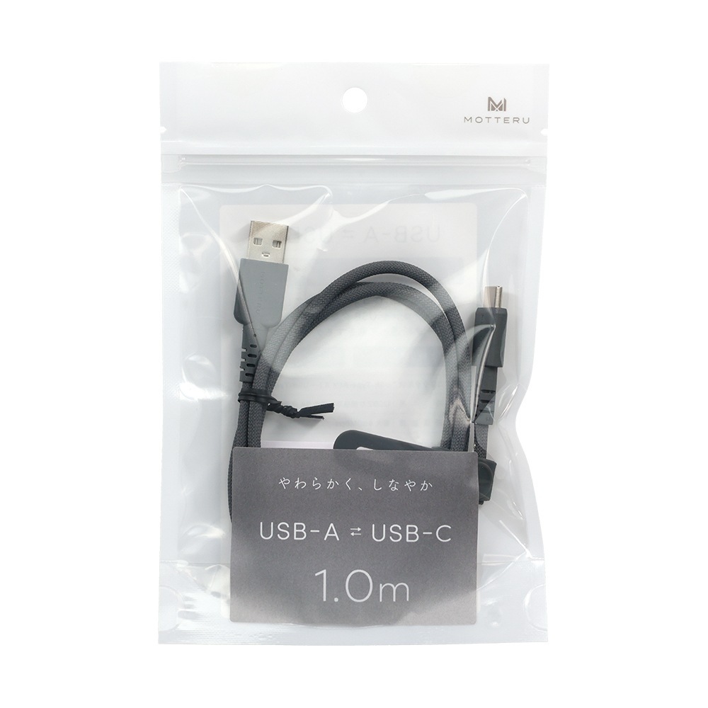 Ԥ߹ߥꥳ󥱡֥  ǡžб USB-A to USB-C 1m/2m 2ǯݾڡMOT-NLAC