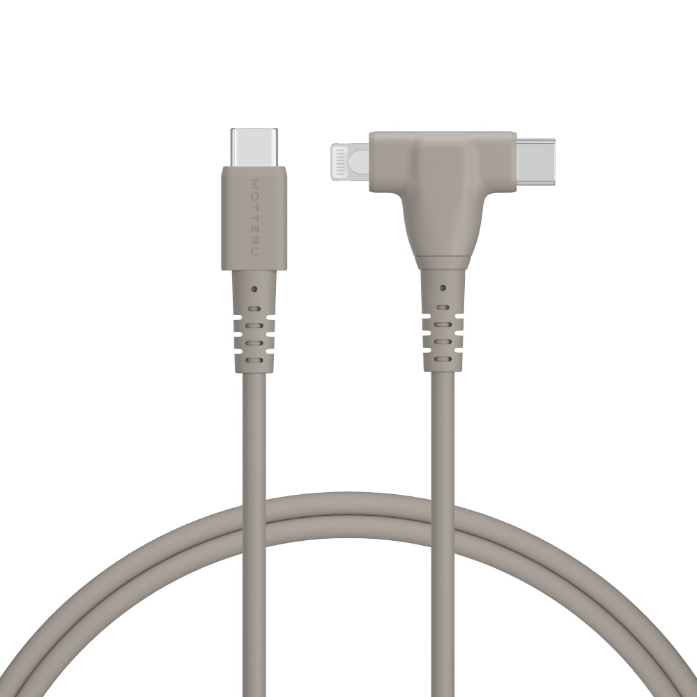 ʤ䤫ޤʤ 2in1 ꥳ󥱡֥ ® ǡžб Apple MFiǧ ư USB-C to Lightning & USB-C 1m 2m Х3 2ǯݾڡMOT-2IN1G