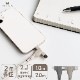 ʤ䤫ޤʤ 2in1 ꥳ󥱡֥ ® ǡžб Apple MFiǧ ư USB-C to Lightning & USB-C 1m 2m Х3 2ǯݾڡMOT-2IN1G