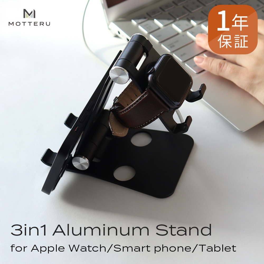 Apple Watch褻ޤ޽Ųǽʥޡȥե/֥åбף٥ɡǯݾڡMOT-AWSTD02