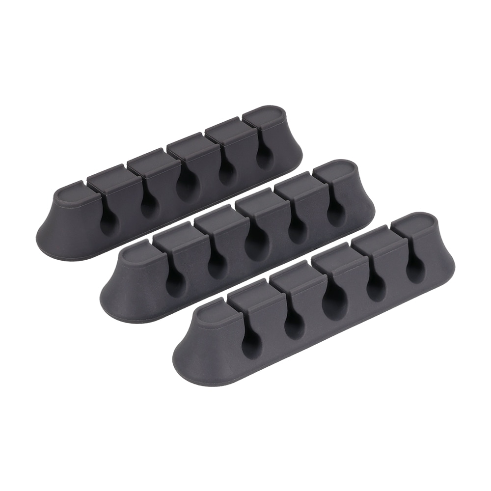 マグネットケーブルクリップ シリコン ケーブル収納(MOT-CBCLIP05)