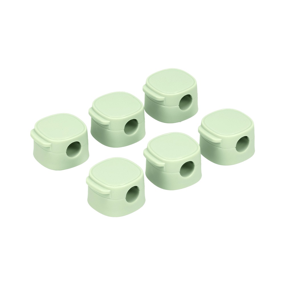 sofumo マグネット ケーブルクリップ 6個セット 整理整頓 磁石 両面シール 跡が残らない 全7色(MOT-CBCLIP06)