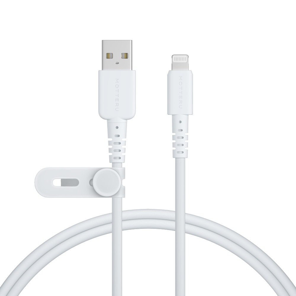 äϵ˥ ֥ USB-A to Lightning iPhone 14 13 12 SE iPadƼ ʤ䤫 ޤʤ ® ǡž Apple MFiǧ ֥Х 1m ۥ磻 2ǯݾ(MOT-ECOAL100Z)