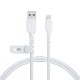 äϵ˥ ֥ USB-A to Lightning iPhone 14 13 12 SE iPadƼ ʤ䤫 ޤʤ ® ǡž Apple MFiǧ ֥Х 1m ۥ磻 2ǯݾ(MOT-ECOAL100Z)