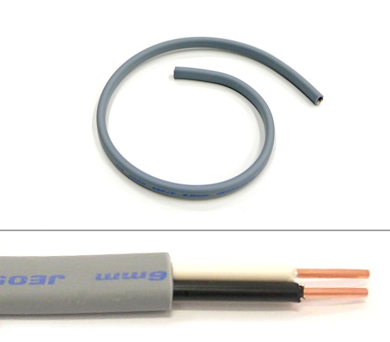 EM-EEF 2.0mm 2芯| 長さ250 mm〔2D-12〕 | 電気工事士技能試験セット EM-EEF 2.0mm 2芯| 長さ250 mm〔2D-12〕 | 電気工事士技能試験セット