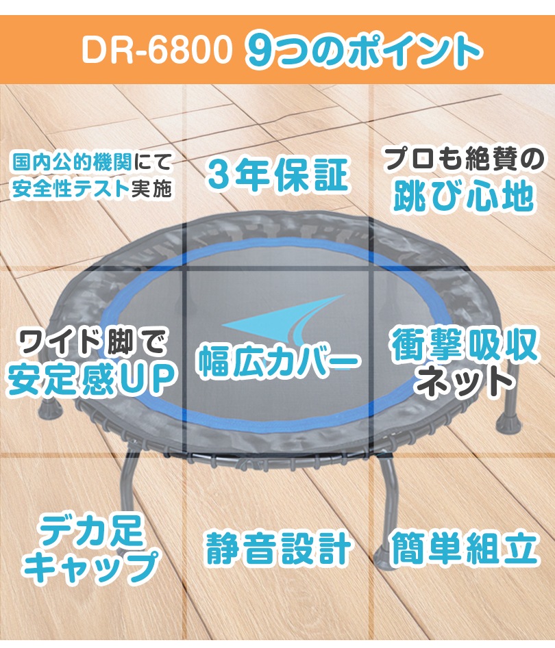 エアロライフ ホームジャンピングプレミアム【DR-6800】【ゴムチューブ｜