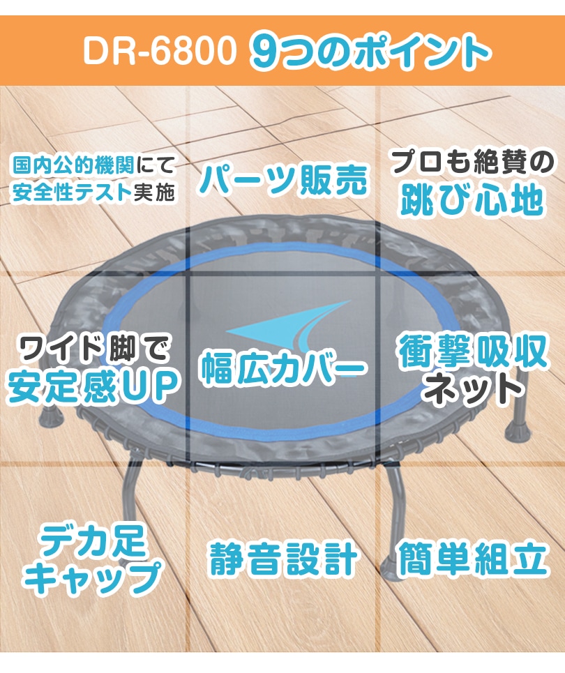 エアロライフ ホームジャンピングプレミアム【DR-6800】【ゴムチューブ|