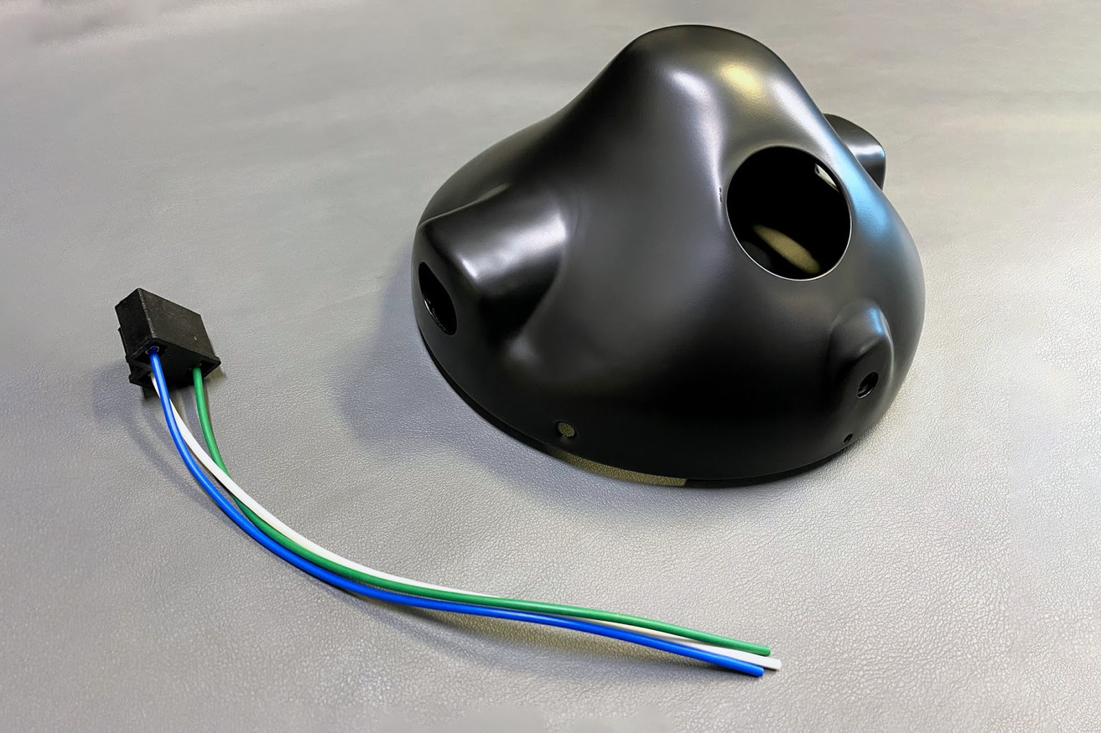 ヘッドライトリム&ケースセット 旧カワサキZ/KZ専用　リム:メッキ/ケース:ブラック