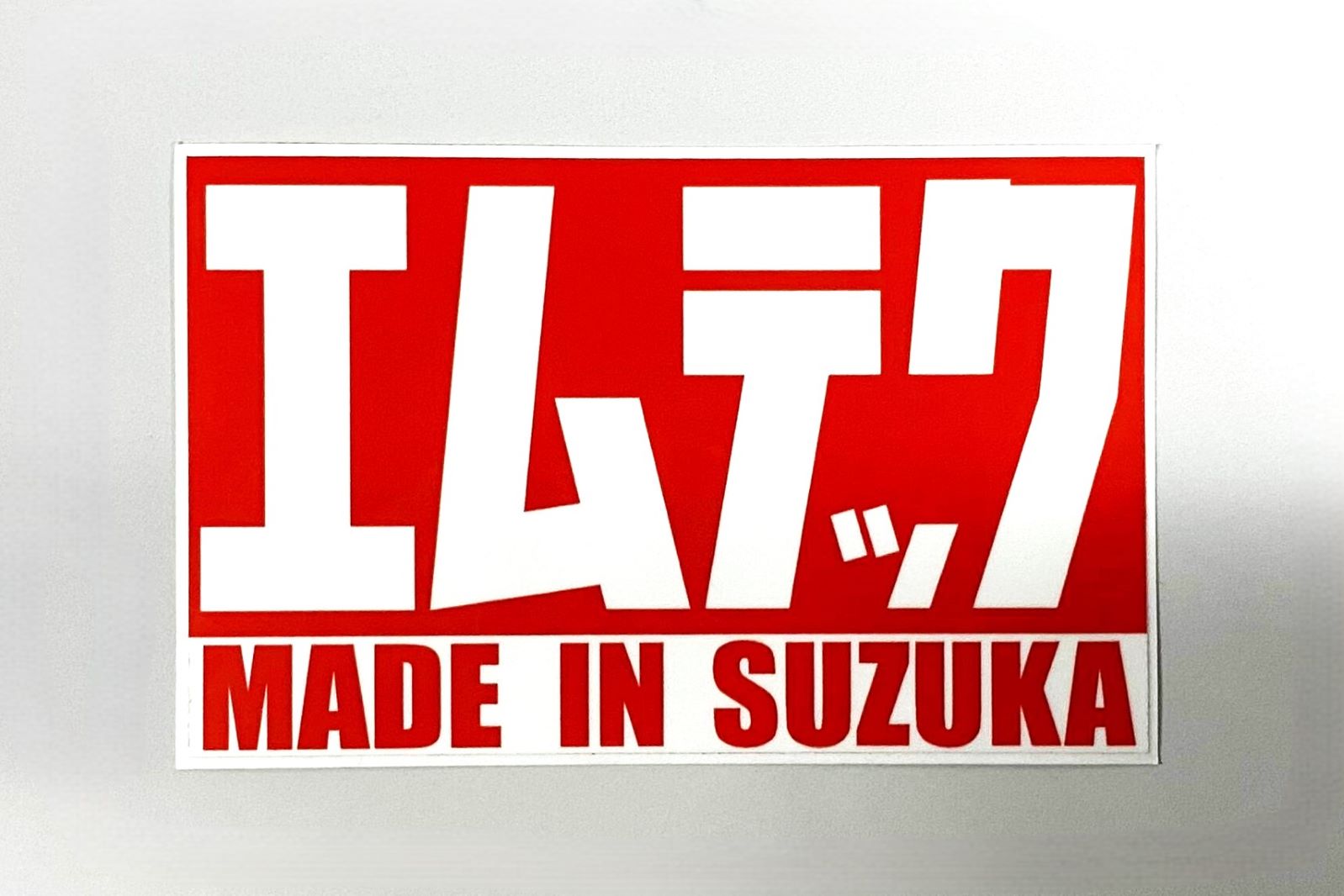 赤白耐熱ステッカー エムテックVer. 