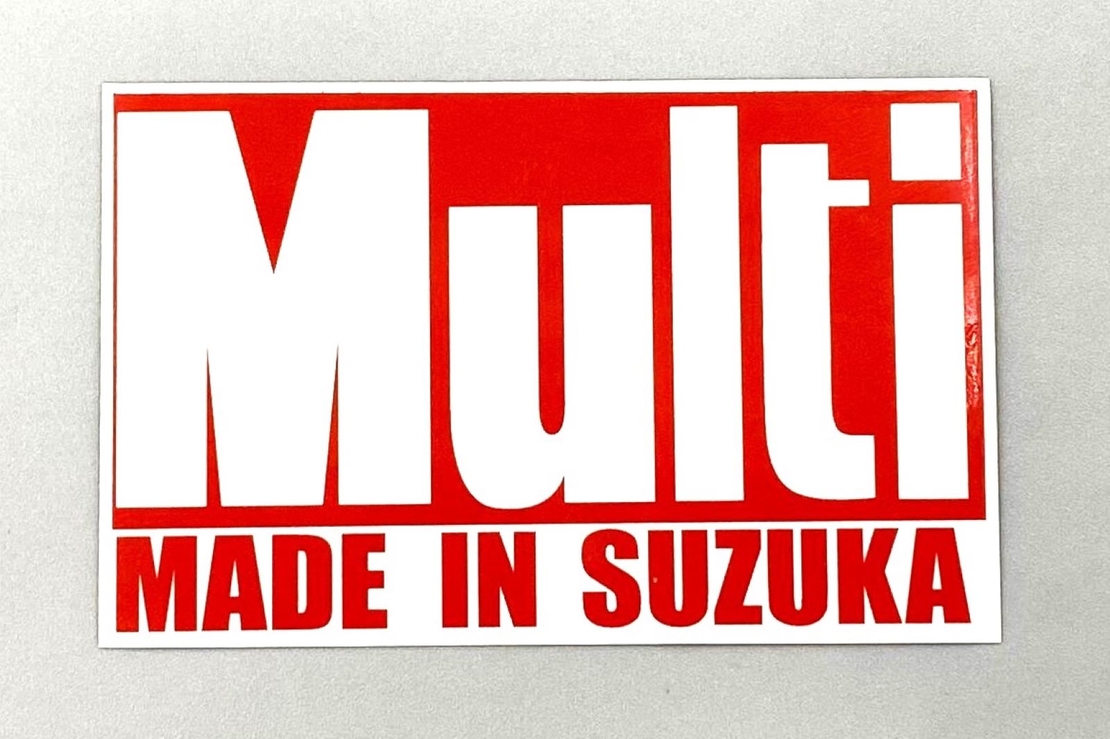 赤白耐熱ステッカー Multi Ver.  50×80mm