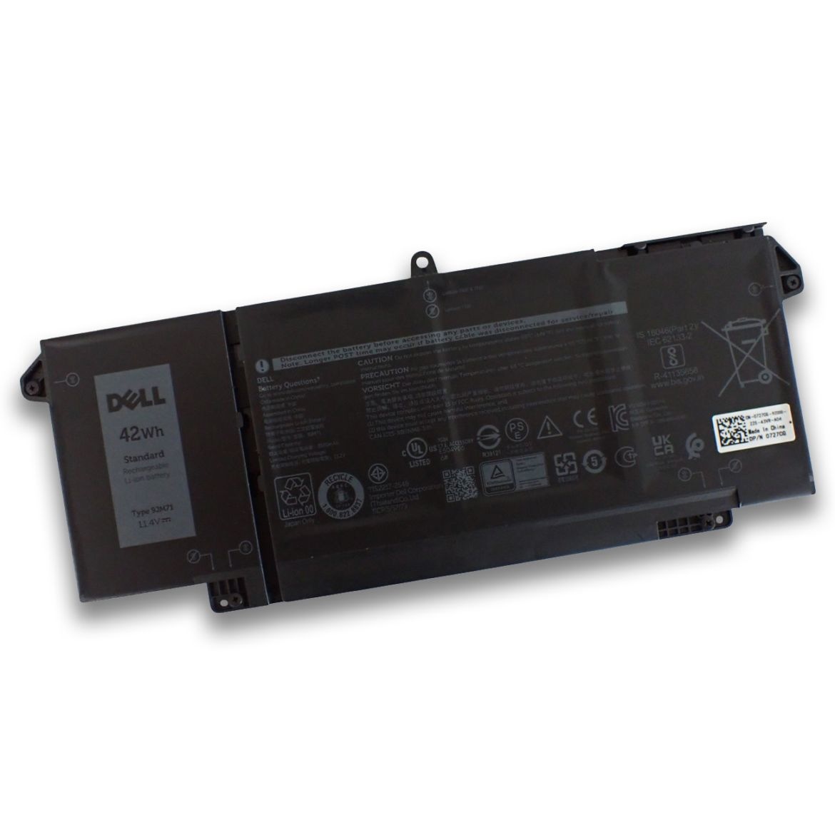 Dell デル Latitude 5320 7320 7420 7520 純正 交換用内蔵バッテリー