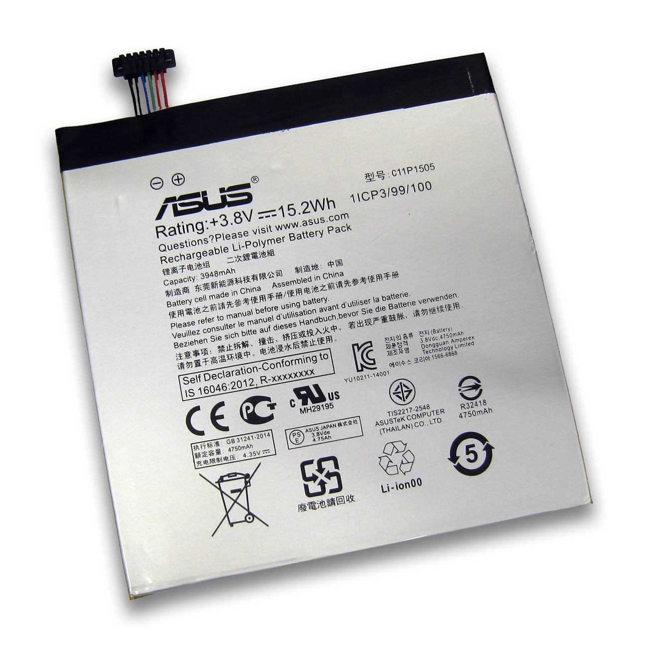 ASUS ZenPad 8.0 (Z380M) (Z380C) (Z380KL) ���ѥХåƥ꡼ C11P1505