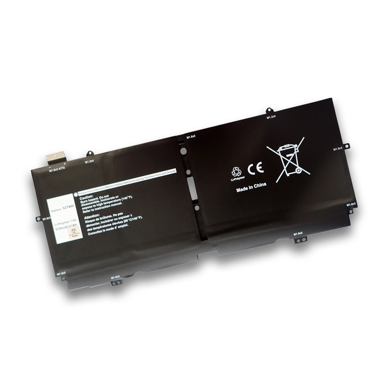 Dell ǥ XPS 13 (7390 2-in-1 | 9310 2-in-1)  ¢Хåƥ꡼ XX3T7 52TWH б