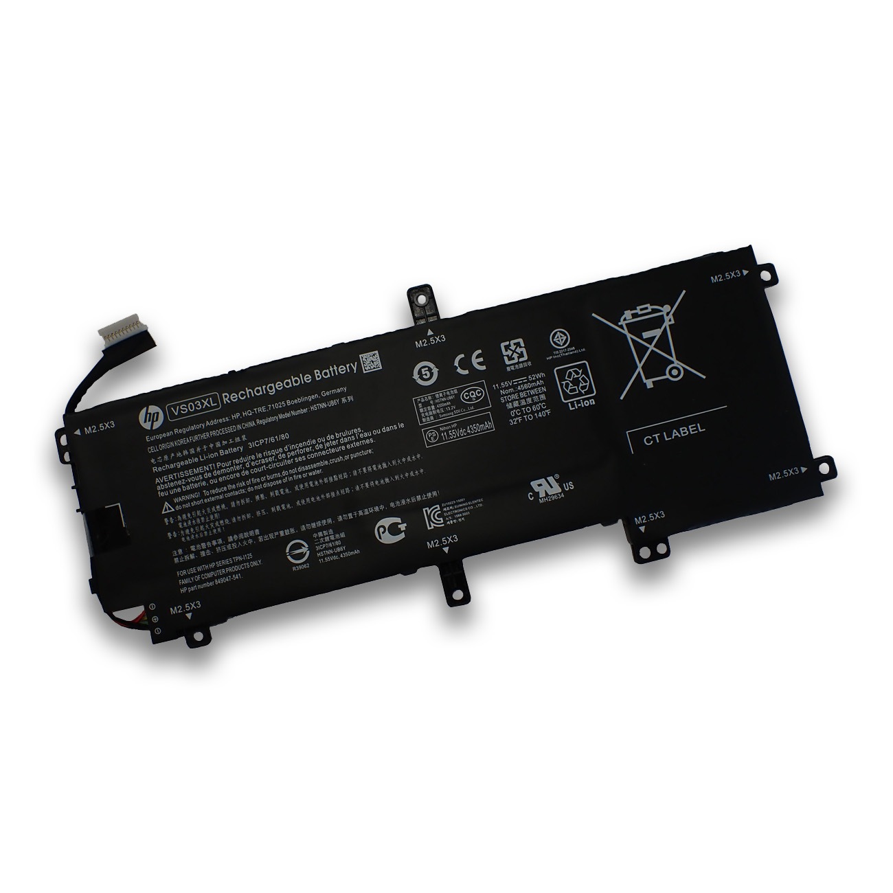 HP ENVY 15-as メーカー純正オプションバッテリーVS03XL ProBook HP ENVY 15-as100 15-as102TU 15-as103TU 15-as133TU 15