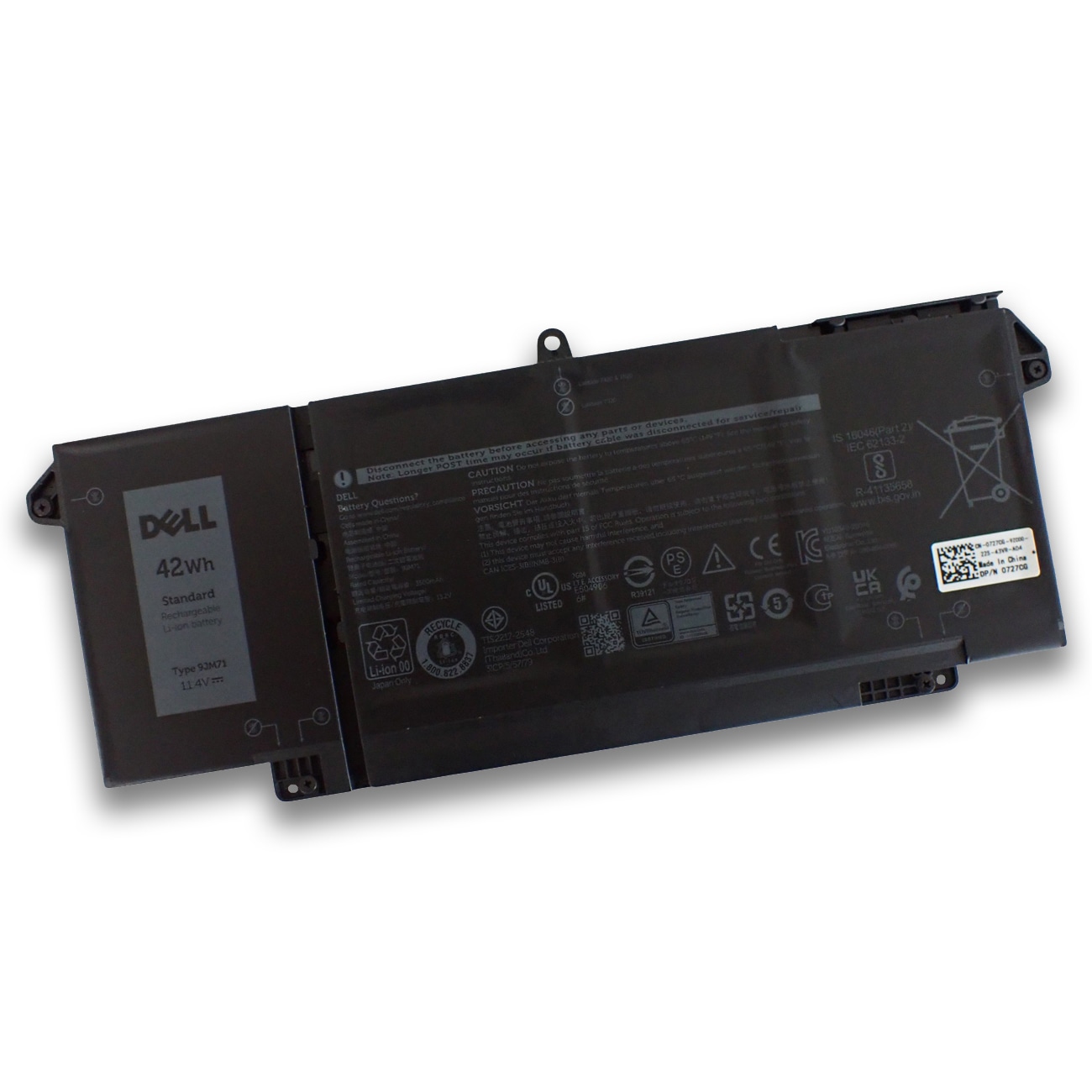 Dell デル Latitude 5320 7320 7420 7520 純正 交換用内蔵バッテリー