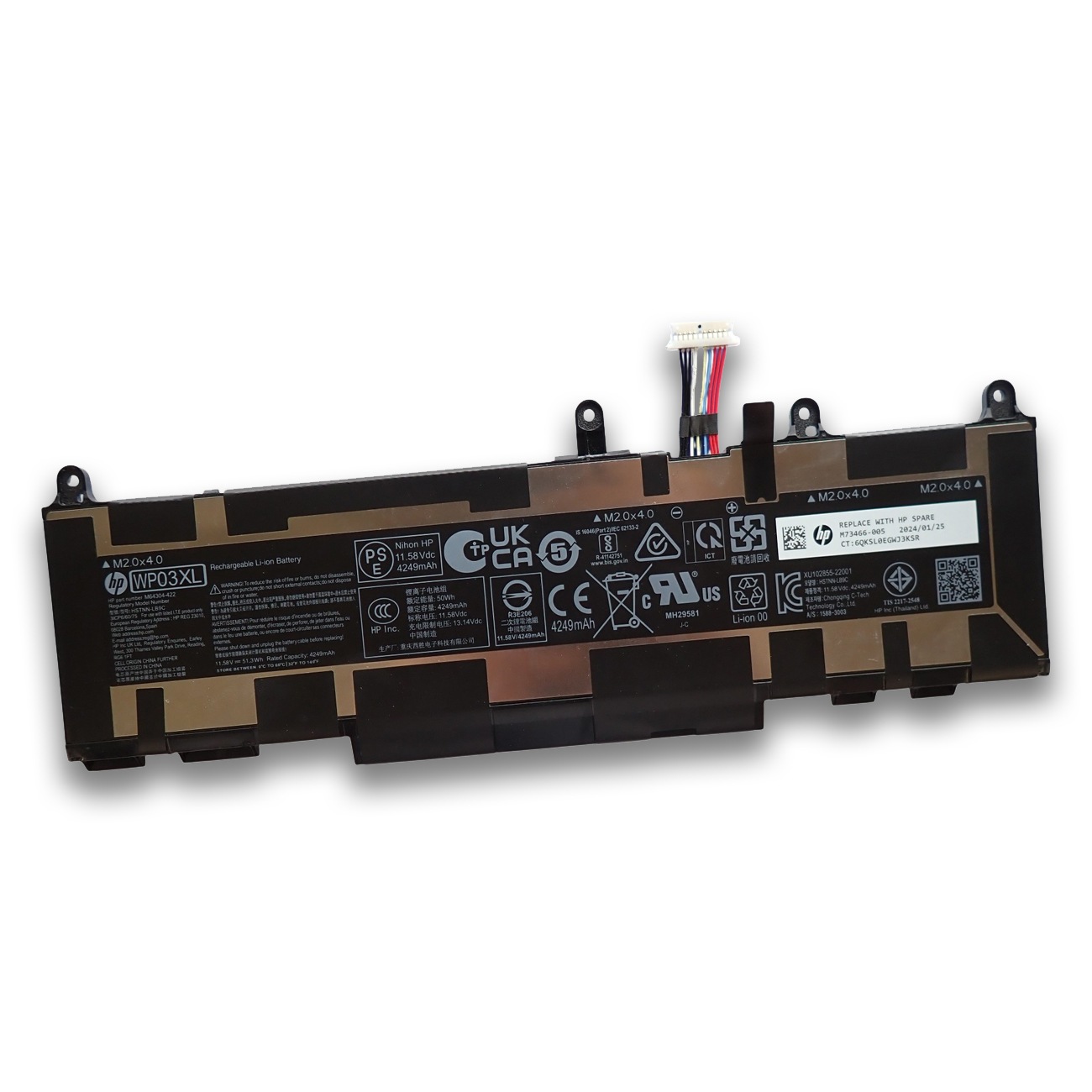HP �������ԡ� EliteBook 830 835 840 845 860 865 x360 1040 G9 G10 ���� ������¢�Хåƥ꡼ L78555-005 HSTNN-LB8W WP03XL