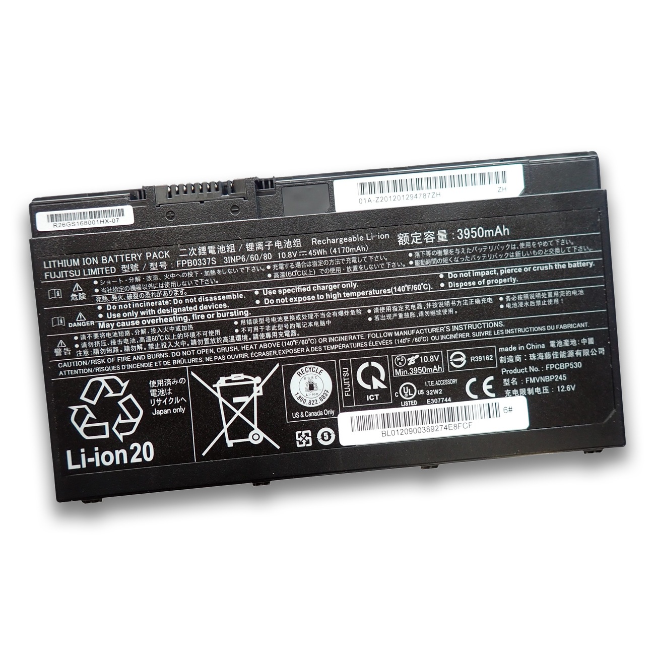 Fujitsu �ٻ��� LIFEBOOK U727 U728 U729 ���� ������¢�Хåƥ꡼FMVNBP245 FPCBP530 FPB0337S