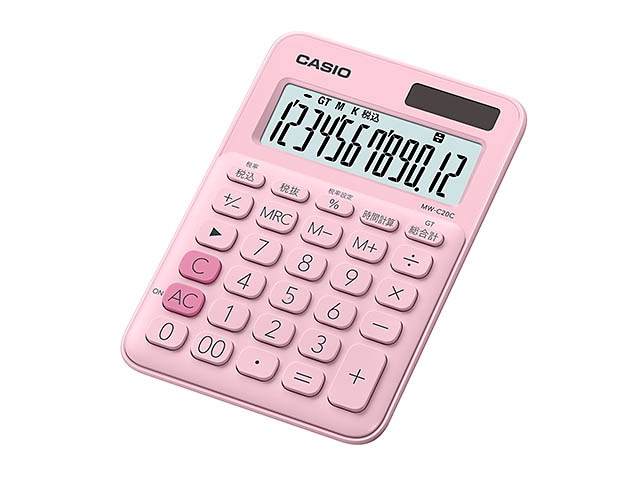 CASIO ����ե����� 12�� �ڡ���ԥ� MW-C20C(PK)-N