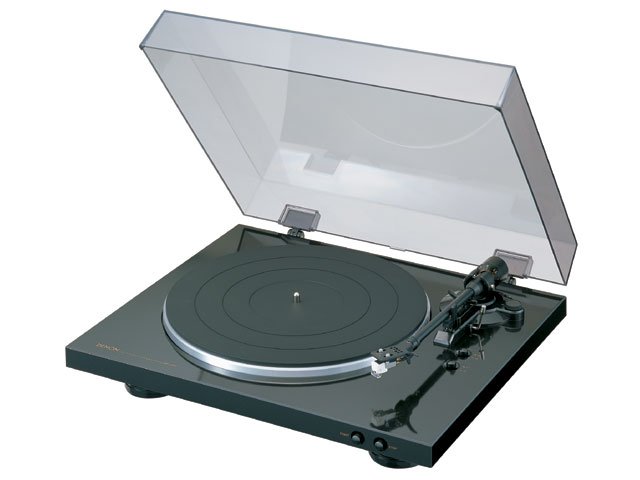 DENON ���ʥ����쥳���ɥץ졼�䡼 �ե륪���� �֥�å� DP-300F(K)