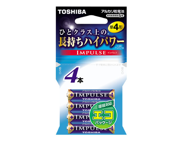 TOSHIBA ñ4�����륫�괥���� ����ѥ륹  LR03H 4EC