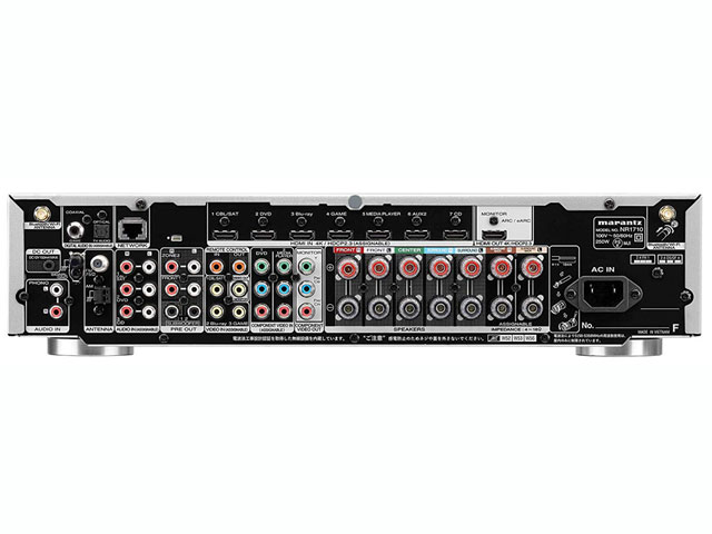 NR1710/FN シルバーです Amazon.co.jp: マランツ Marantz AVレシーバー Dolby Atmos