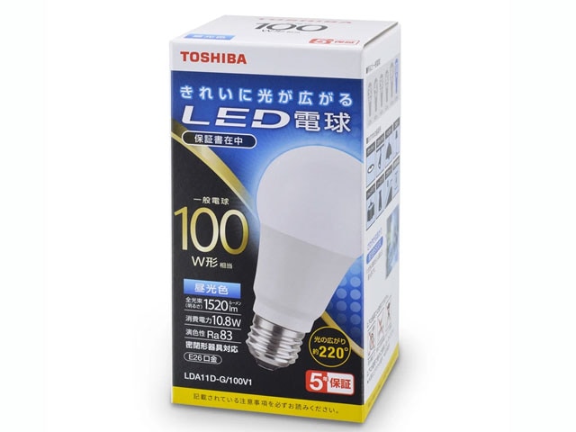 TOSHIBA  ŵLED E26 100W  LDA11D-G/100V1