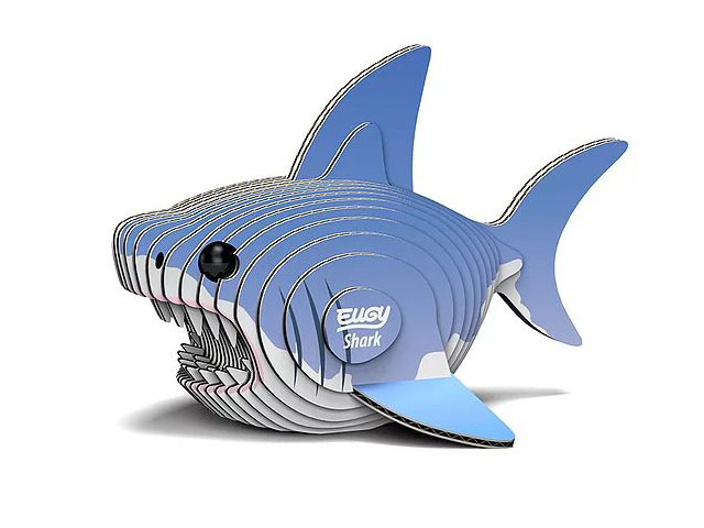 エーゾーン 紙製3Dクラフトパズル EUGY Shark サメ 4580423514118