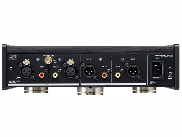 TEAC デュアルモノーラル フォノイコライザーアンプ ブラック PE-505(B)