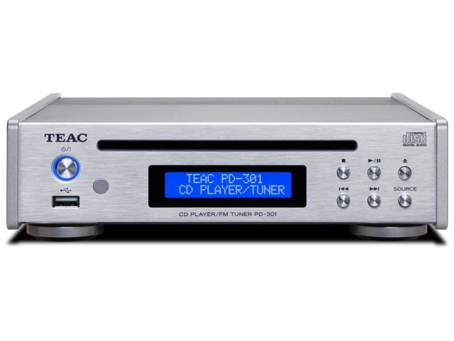 TEAC CDプレーヤー/FMチューナー シルバー PD-301-X(S) | オーディオ