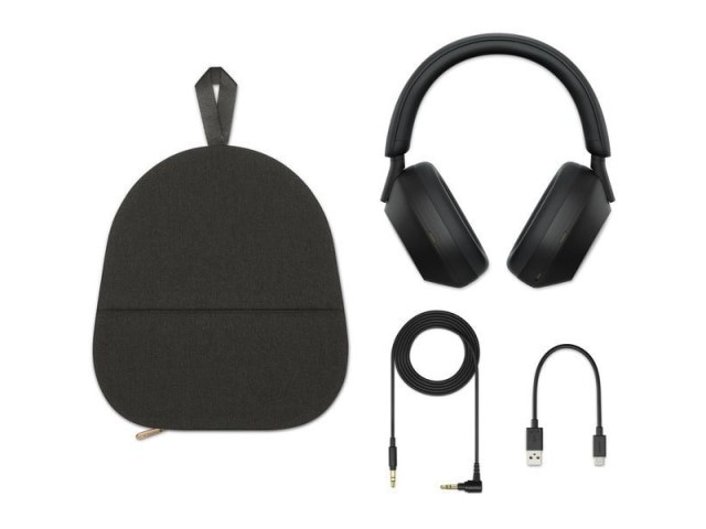 SONY ワイヤレスノイズキャンセリングステレオヘッドセット ブラック WH-1000XM5(B)