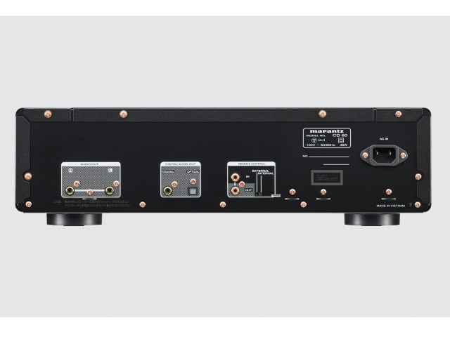 marantz ミドルクラス CDプレーヤー 32bit対応 D/Aコンバーター CD60(FB) ブラック