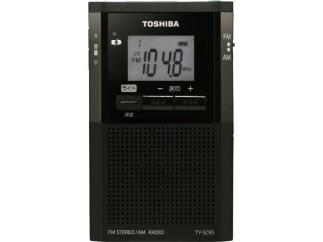 ̵TOSHIBA LED饤դݥåȥ饸 AM/FM/磻FMб TY-SCR5(K)