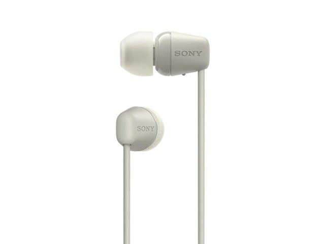 SONY ソニー ワイヤレスステレオヘッドセット Bluetooth対応 IPX4 防滴 ベージュ WI-C100(CZ)