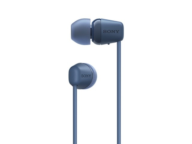 SONY ソニー ワイヤレスステレオヘッドセット Bluetooth対応 IPX4 防滴 ブルー WI-C100(LZ)