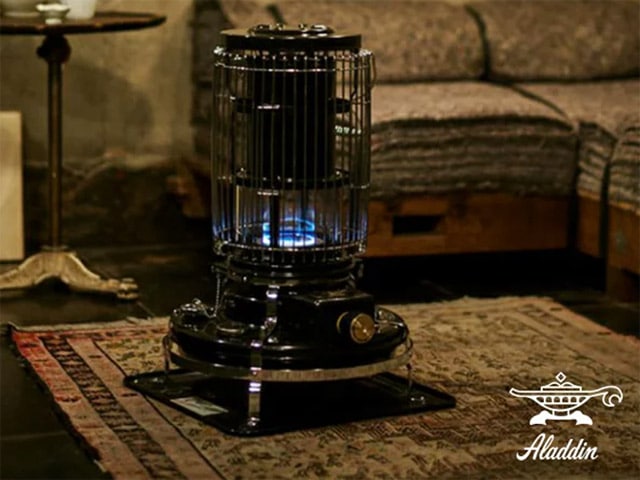 アラジン石油ストーブブルーフレームヒーター(ブラック) アラジン 石油