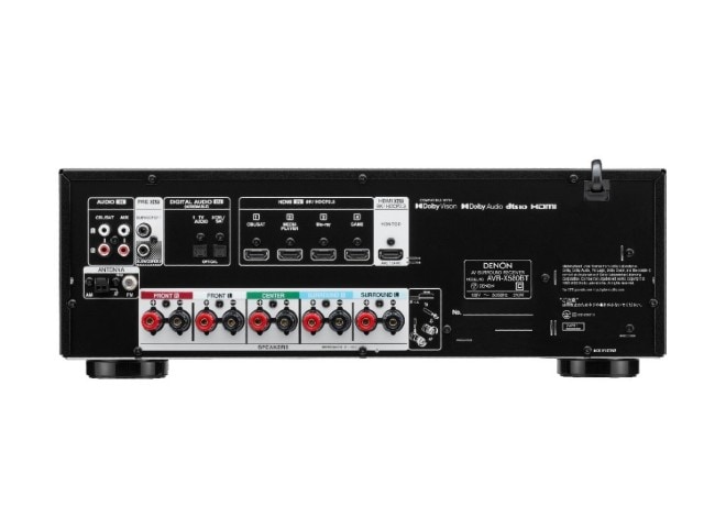 DENON デノン 5.2ch AVサラウンドレシーバー 8K UHD対応 eARC対応 AVR-X580BT(K)