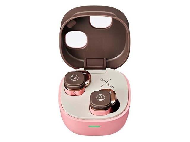 【送料込み】audio-technica(オーディオテクニカ) 完全ワイヤレスイヤホン 防水/防滴 ピンクブラウン ATH-SQ1TW2(PBW)