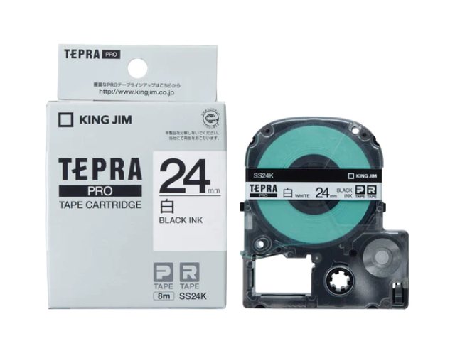 ���󥰥��� KINGJIM �ƥץ� PRO�ơ��ץ����ȥ�å� ���٥� 24mm ��ʸ�� SS24K