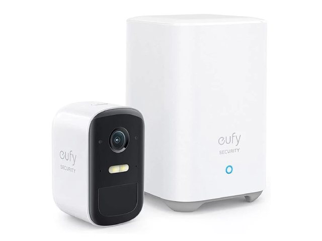 ANKER Eufy Security eufyCam 2C 1-Cam Kit �磻��쥹 ���ȥ���� HomeBase2���å� IP67�ɿ� T88305D3