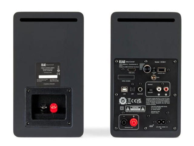 ELAC エラック DAC内蔵 アクティブスピーカー ペア ウォルナット Debut