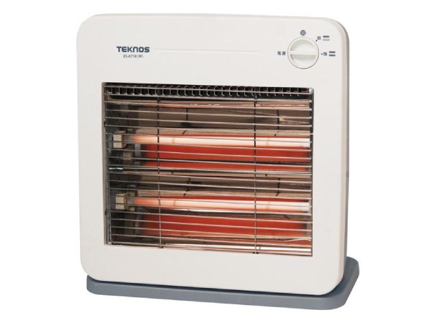 テクノス TEKNOS 電気ストーブ 800W ホワイト ES-K730(W) | 空調・季節