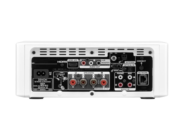 DENON ネットワークCDレシーバー ホワイト RCD-N12(W)