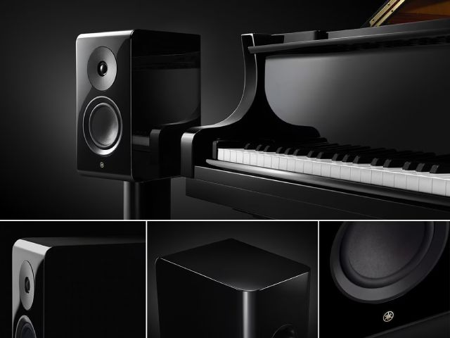 YAMAHA ヤマハ ブックシェルフスピーカー (1本) ピアノブラック NS