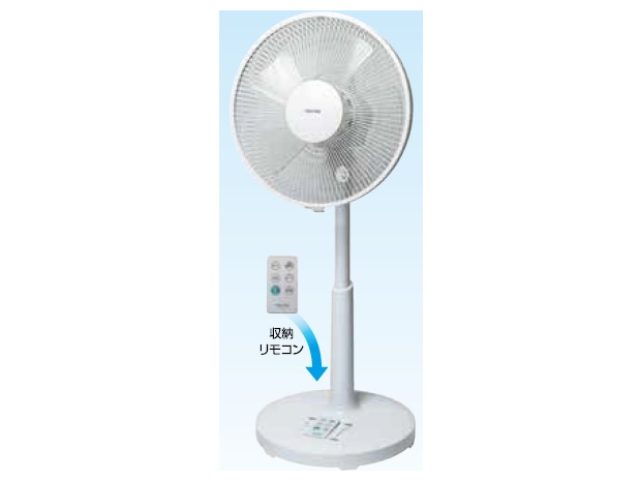 【送料込み】TEKNOS(テクノス) DCリビング扇風機 フルリモコン 30cm羽根 ホワイト KI-327DC(W)