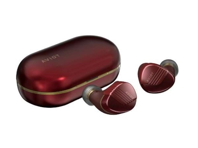 AVIOT アビオット 完全ワイヤレスイヤホン ノイズキャンセリング Dark Red TE-W1(RD)