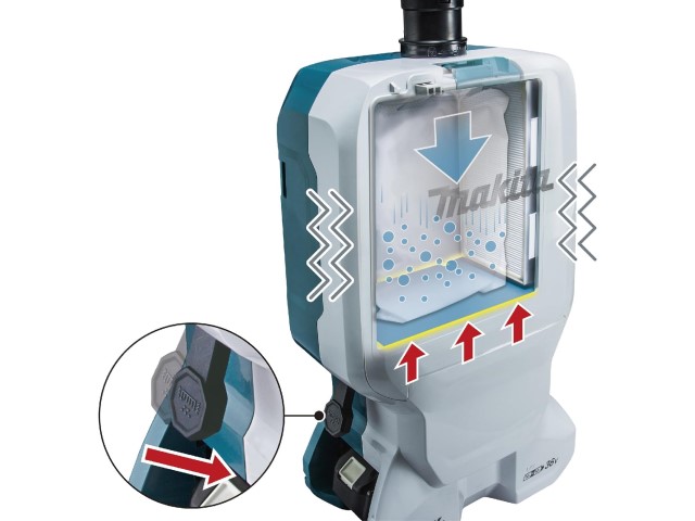 【お取り寄せ商品】makita マキタ 充電式背負クリーナー 紙パック式 本体のみ VC660DZ