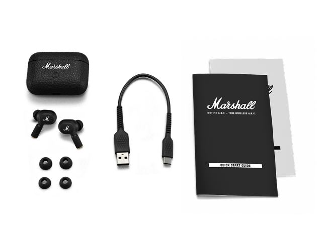 Marshall マーシャル フルワイヤレスイヤホン MOTIF II ANC ブラック