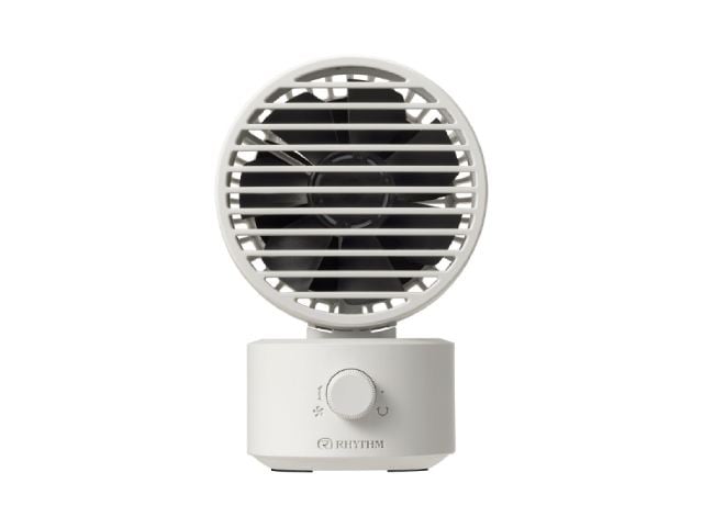 RHYTHM リズム USBファン Silky Wind Mini 9ZF038RH08 ライトグレー